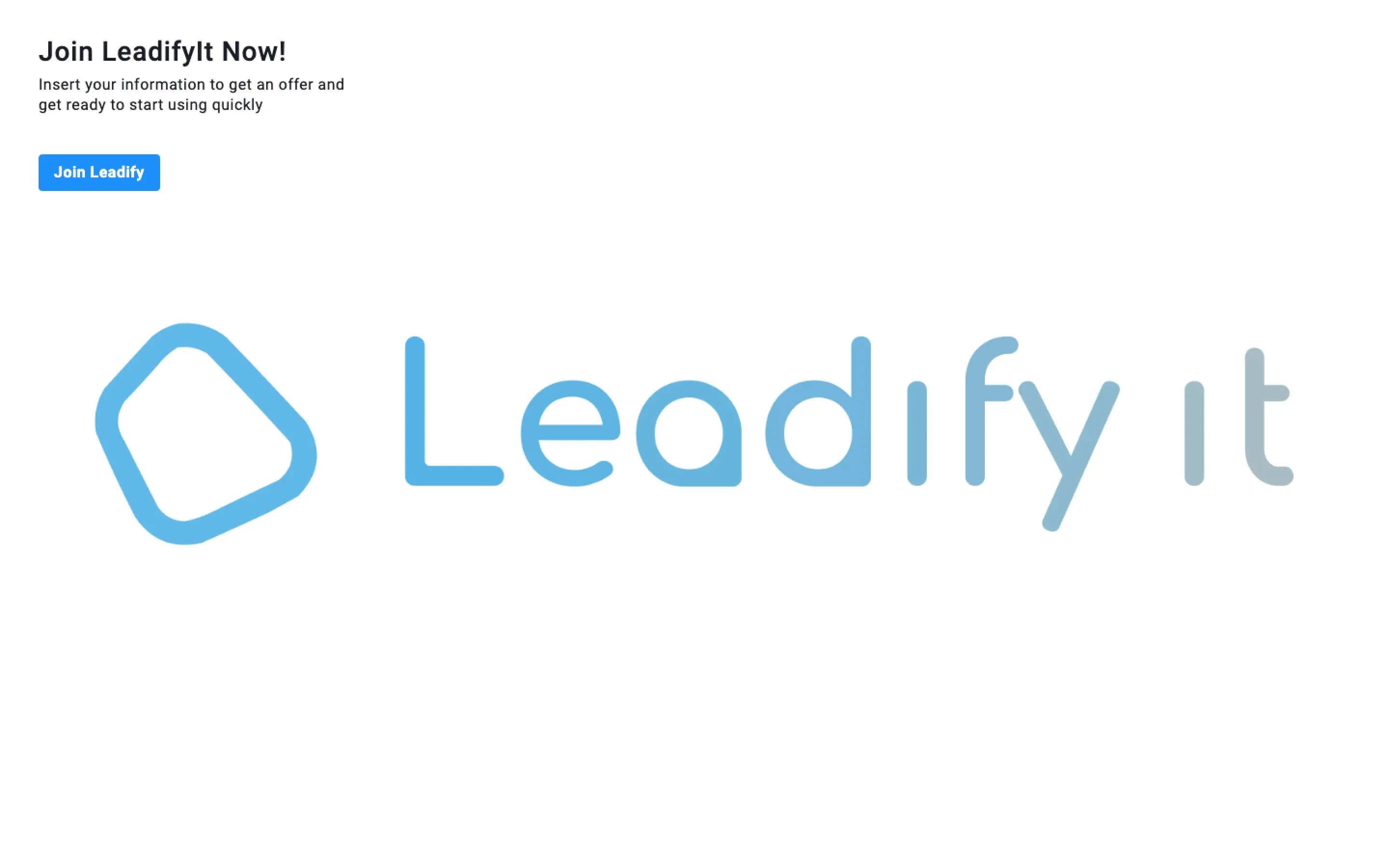 Leadify it form preview